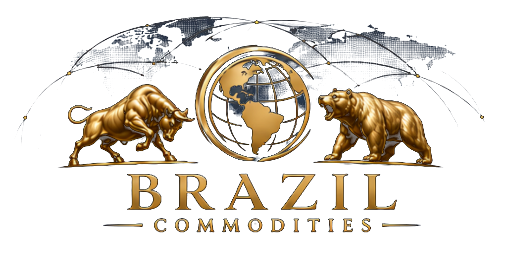 Brazil Commodities Trading Limited — Bull, Globe and Bear emblem
